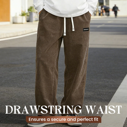 ✨🔥Pantalones Holgados para Hombre con Cordón y Bolsillos  Tabla de Tallas