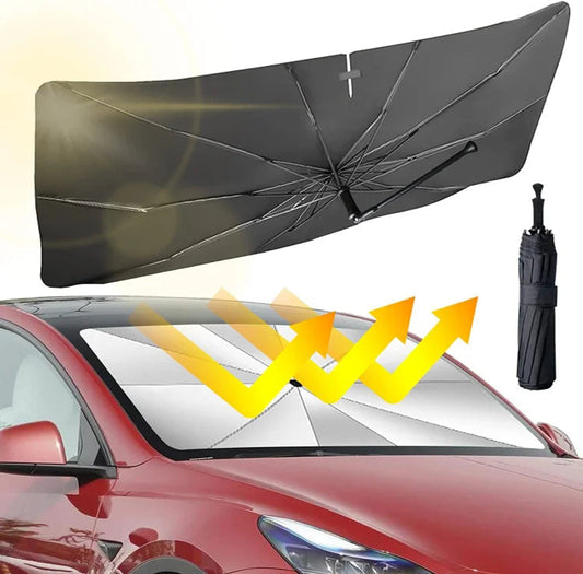 ☂️🚗 ¡PROMOCIÓN! Parasol plegable Parapli resistente a los rayos UV para parabrisas de coche ✨ apto para la mayoría de vehículos