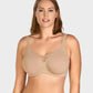 🏆 ¡Precio especial de último día: 9,99 £! 💐 Sujetador elegante, transparente y de cobertura total para mujer, tallas grandes.