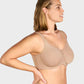 🏆 ¡Precio especial de último día: 9,99 £! 💐 Sujetador elegante, transparente y de cobertura total para mujer, tallas grandes.