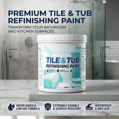 Kit premium de pintura para renovar azulejos y bañeras