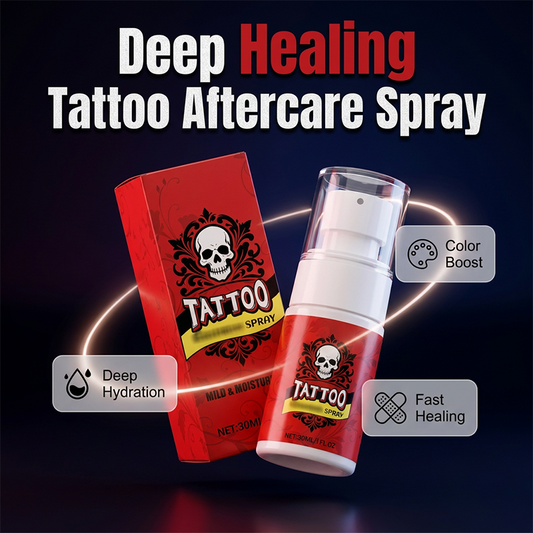 Spray hidratante para el cuidado posterior del tatuaje