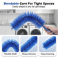 🧹 ¡COMPRA 1 Y LLÉVATE OTRO GRATIS! ✨ Cepillo de limpieza flexible de 360°: cerdas densas y flexibles que alcanzan todos los rincones. Perfecto para esquinas, grifos o espacios reducidos. Duradero y fácil de enjuagar. 🔄