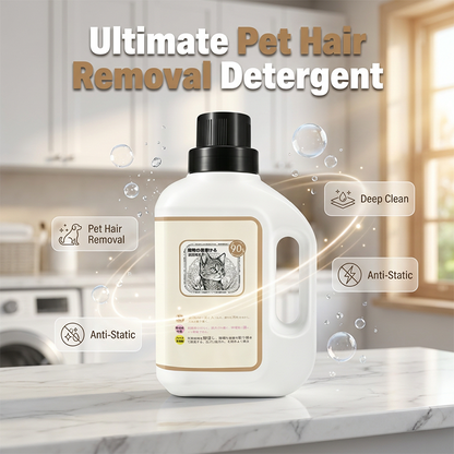 Detergente para ropa para eliminar el pelo de las mascotas