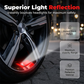 Pegatinas reflectantes para llantas de coche