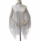 🏖️ÚLTIMO DÍA DE OFERTA ¡SOLO 9,99 £!🔥JCUK Chaqueta de verano de crochet metalizado: ligera, fluida y con un estilo impecable 🌊☀️