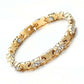💎 ¡50% DE DESCUENTO POR TIEMPO LIMITADO! ✨ Pulsera magnética de moda – Diamantes de imitación, oro/plata, bienestar ✨