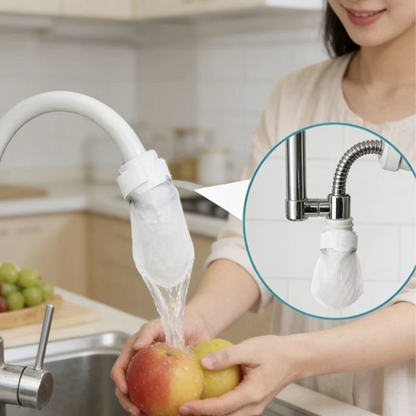 Filtro antisalpicaduras para grifos de cocina, para eliminar sedimentos y óxido