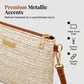 ⏰ 50% DESCUENTO | Bolso de hombro y clutch de paja tejida. 2 estilos en 1. ¡Ideal para el verano! 👜✨