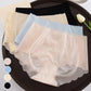 Ropa interior femenina de seda helada sin costuras para verano