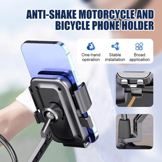 Soporte antivibraciones para el móvil para moto y bicicleta