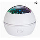 2-in-1 Rotating Star Projector Night Lights