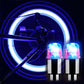 Luces LED para tapones de válvulas de coches y motocicletas
