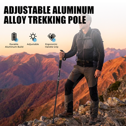 🏔️⚙️ PROMO Bâton randonnée alliage aluminium réglable léger et résistant ✨