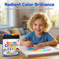 Crayones borrables para niños, 6 colores, seguros para niños pequeños.
