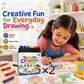 Crayones borrables para niños, 6 colores, seguros para niños pequeños.