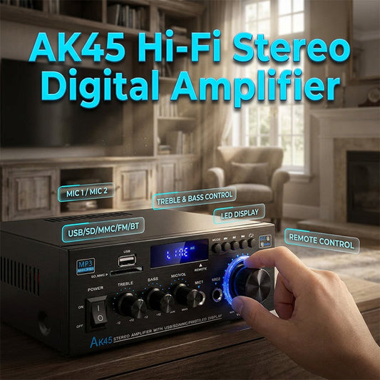 📢📢 ¡50% DE DESCUENTO! ⏰ Amplificador de karaoke digital – Bluetooth, USB y AUX – Perfecto para micrófono, guitarra o altavoz – compacto y portátil 🎸✨