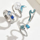 Adjustable Tail Ring Marine Jewelry