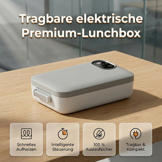⏳Oferta por tiempo limitado⏰Fiambrera eléctrica portátil con autocalentamiento 🔋🌡️